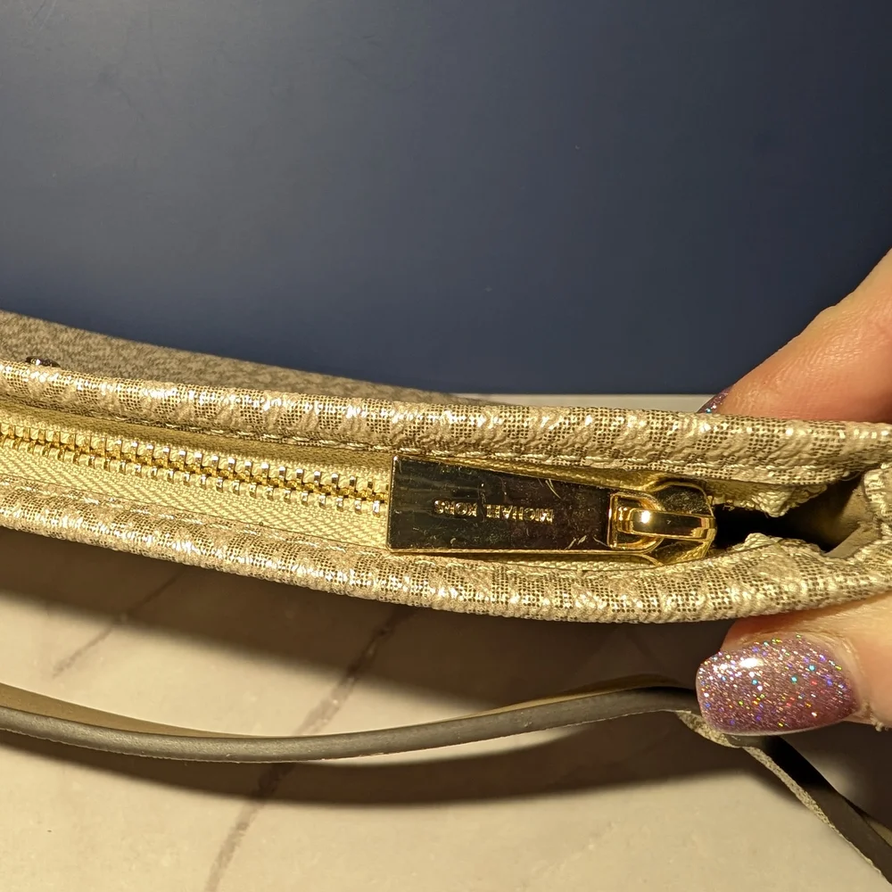 Michael Kors Gold Logo Crossbody Belt Bag